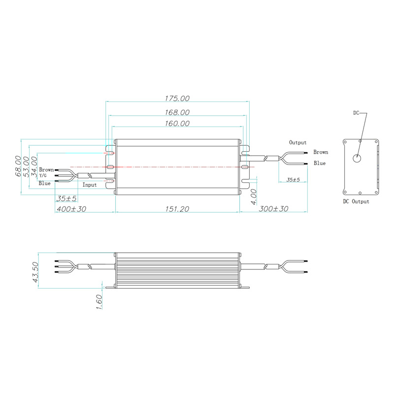 150W Non-isolated LED driver